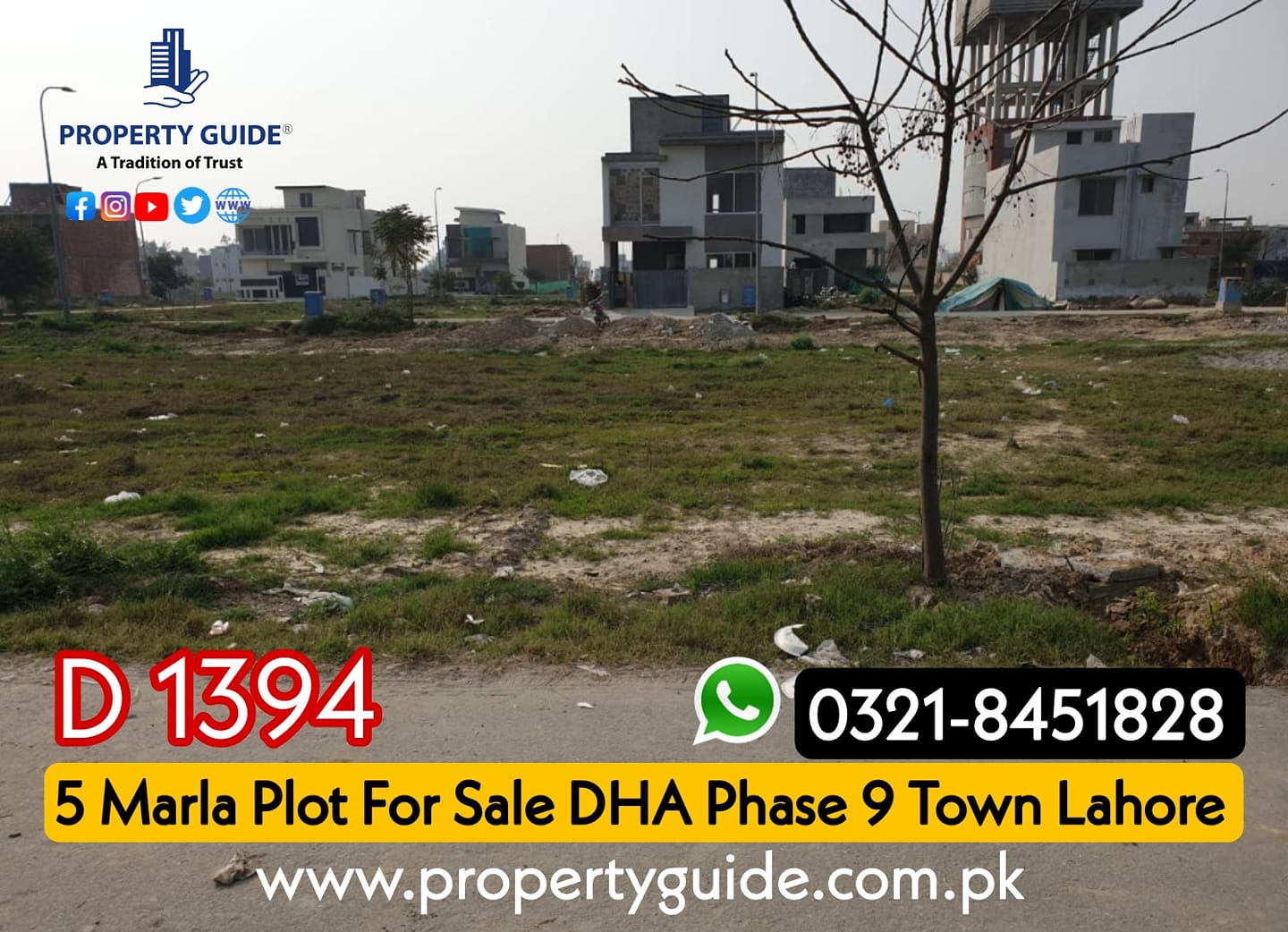 Plot For Sale In DHA Phase 9 Town Lahore