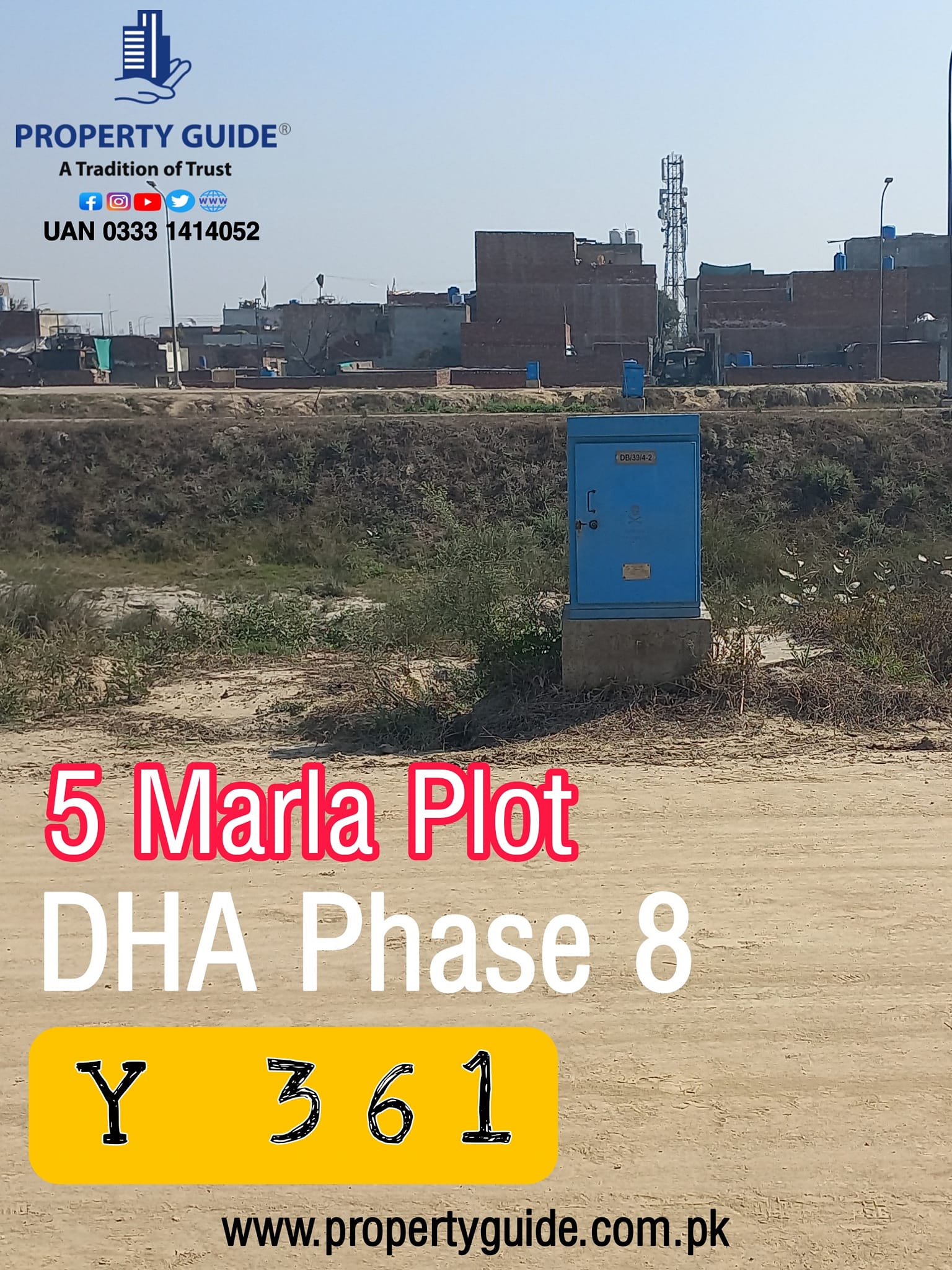 5 Marla Plot For Sale In DHA Phase 8 Y Block – 361