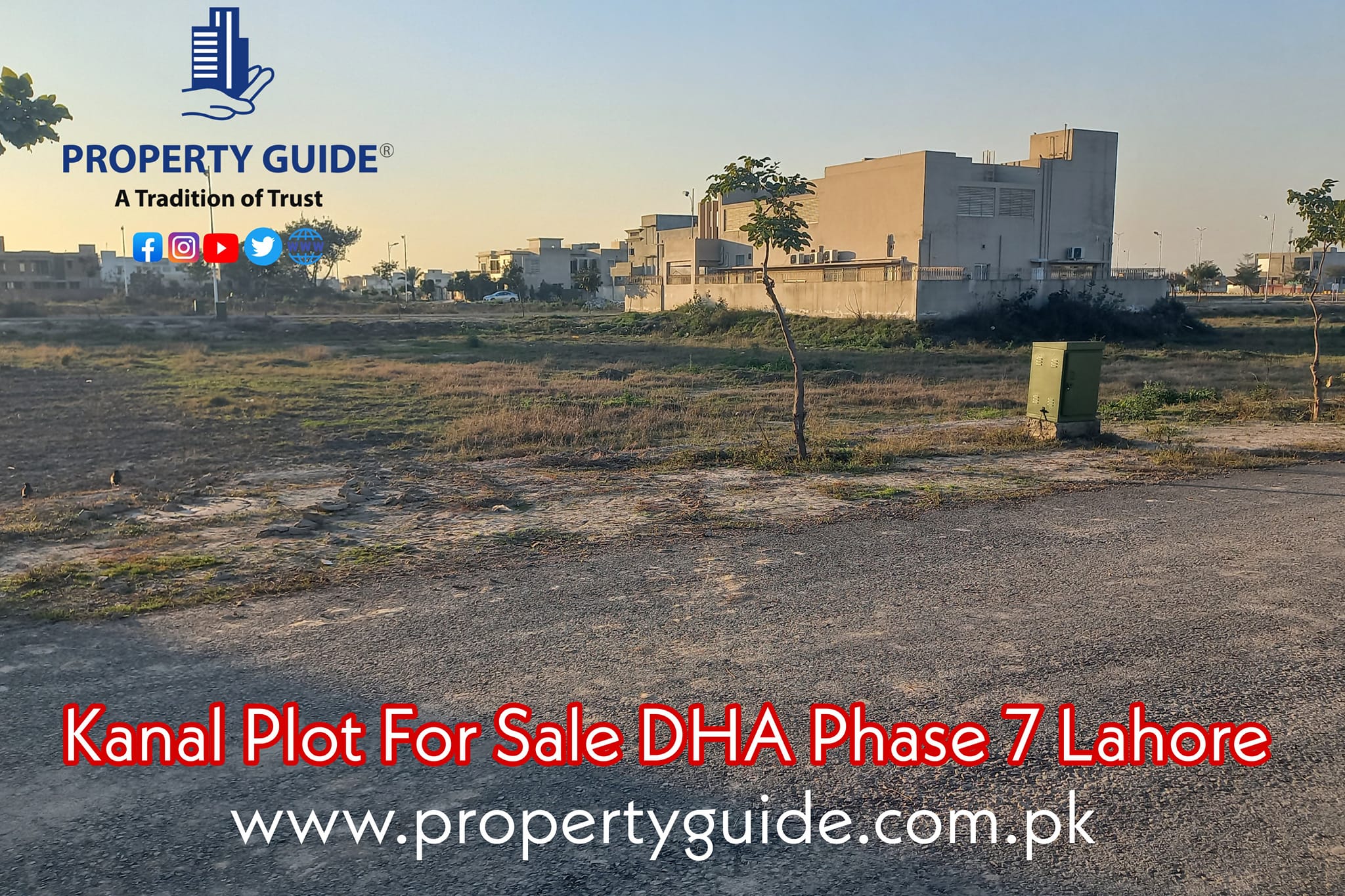 1 Kanal Plot For Sale DHA Lahore Phase 7 S 432