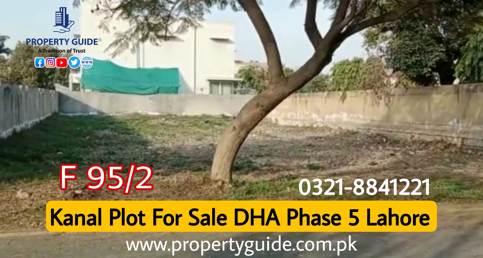Kanal Plot For Sale In DHA Phase 5 Lahore F Block