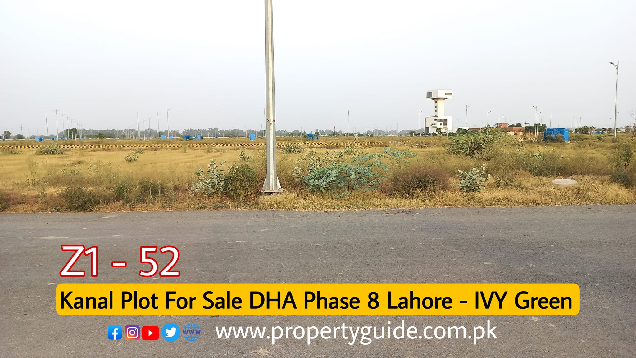 Kanal Plot For Sale DHA Phase 8 Lahore – IVY Green Sector Z