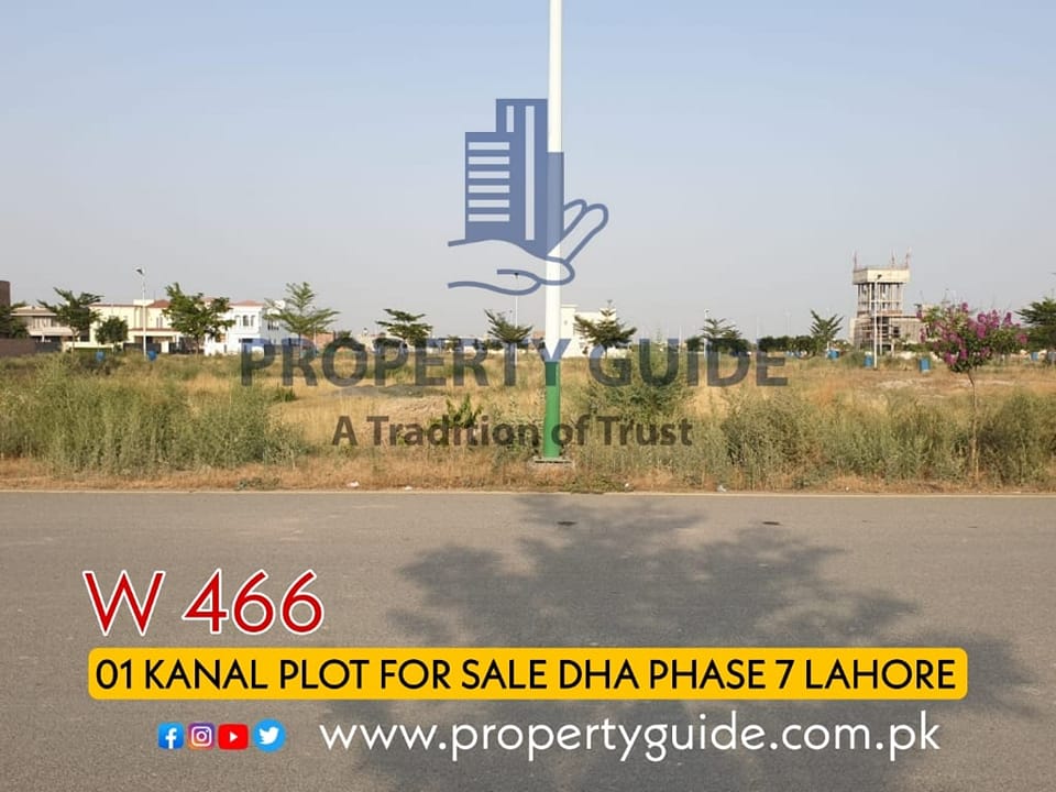 DHA Phase 7 Lahore 1 Kanal Plot For Sale