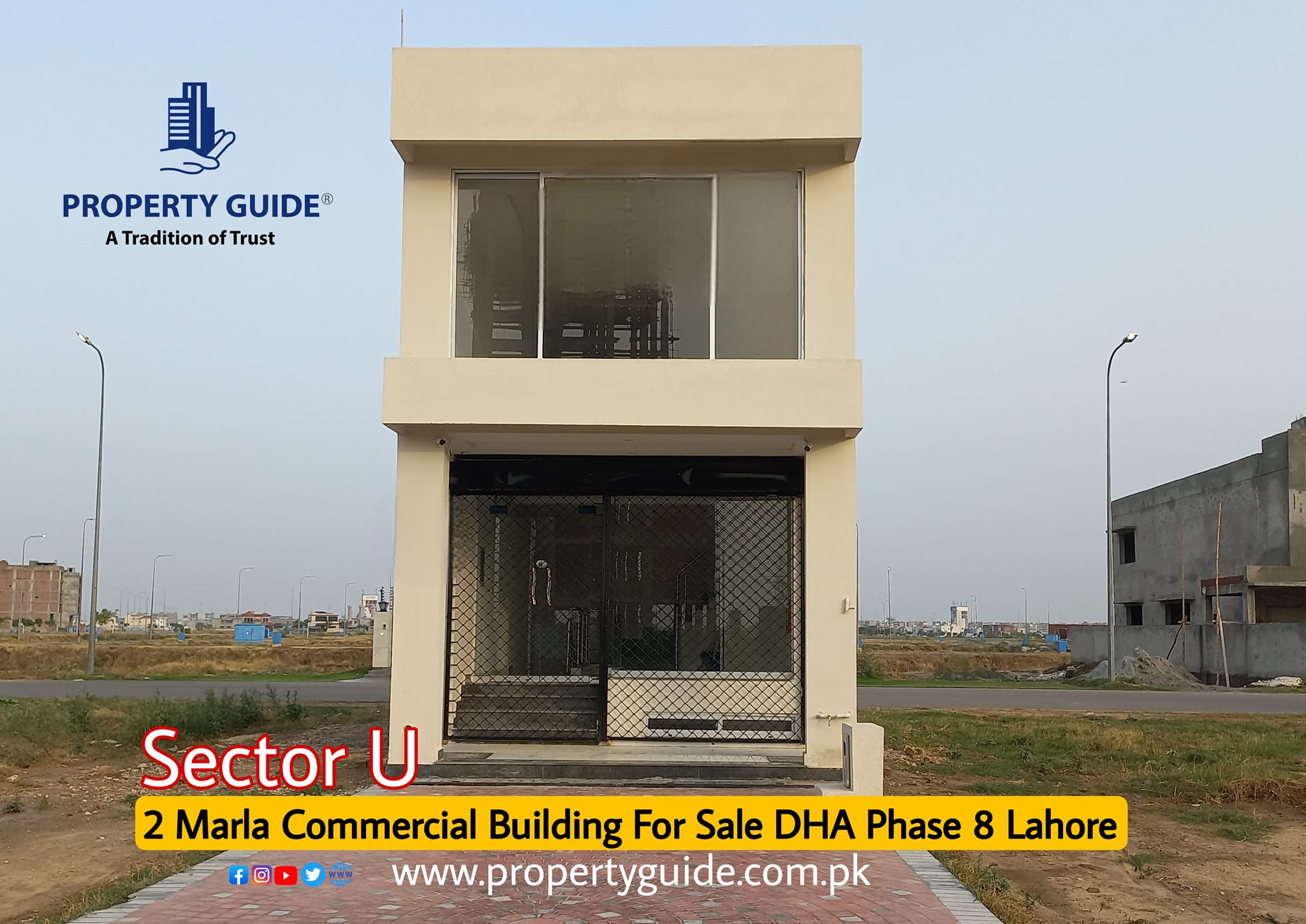 2 Marla Commercial Building For Sale DHA Phase 8 Lahore