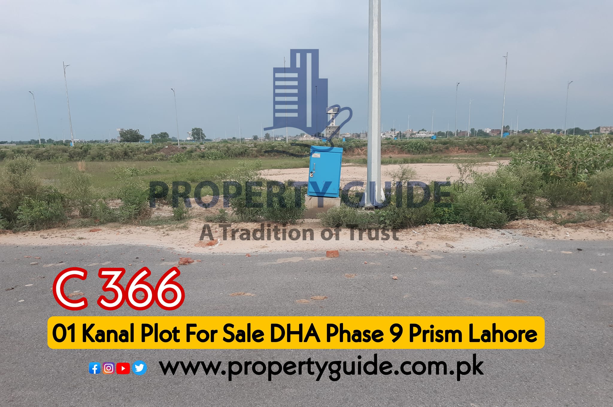DHA Lahore Phase 9 Prism C Block Plot For Sale