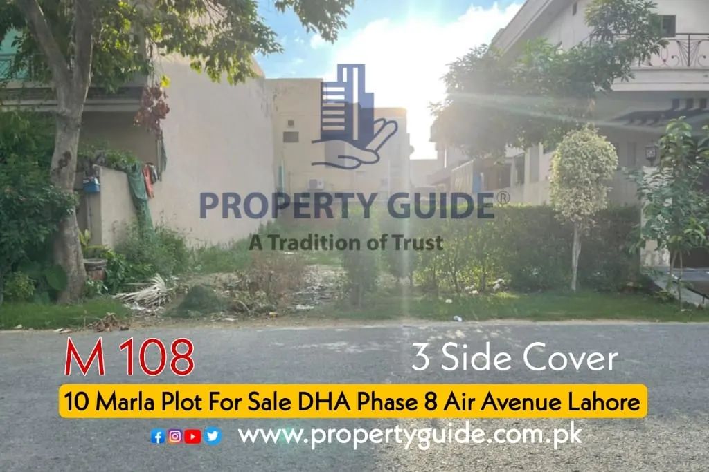 10 Marla Plot For Sale In DHA Phase 8 Air Avenue – M Block