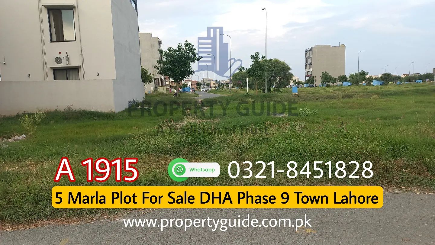 DHA Phase 9 Town Lahore – 5 Marla Plot For Sale