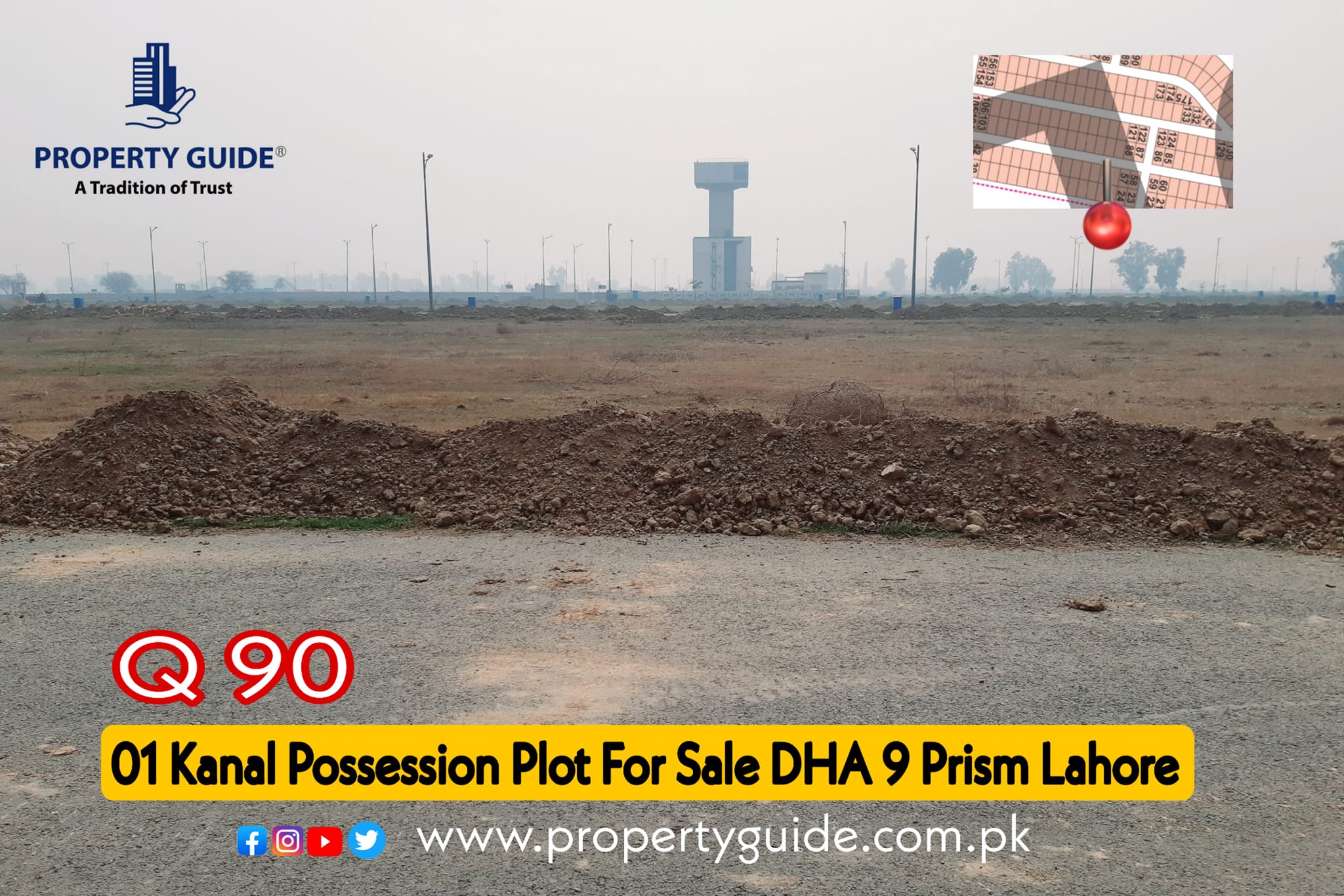DHA Phase 9 1 Kanal Plot For Sale