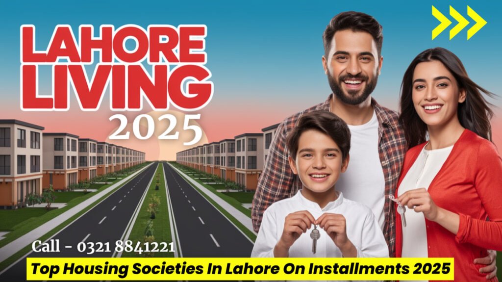 Top Housing Societies in Lahore on Installments 2025